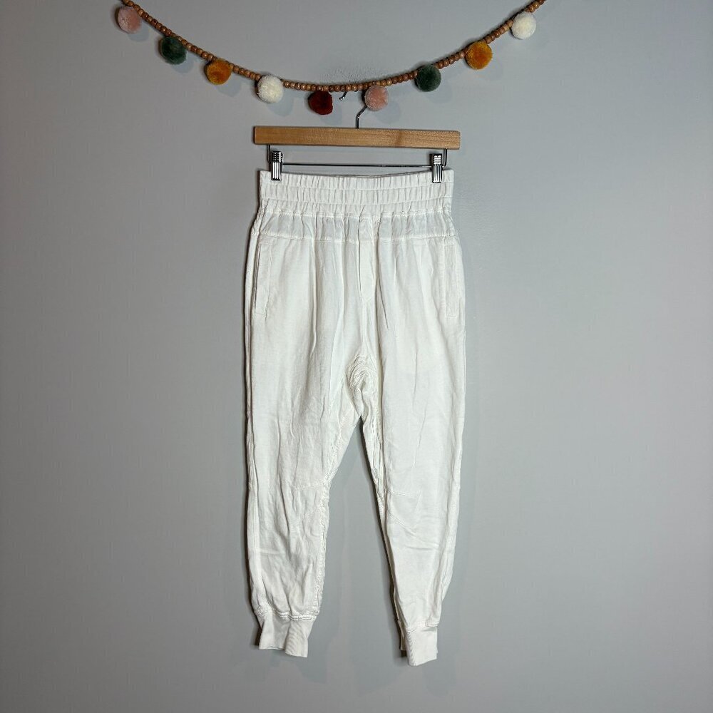Young Fabulous & Broke white harem jogger sweatpants
